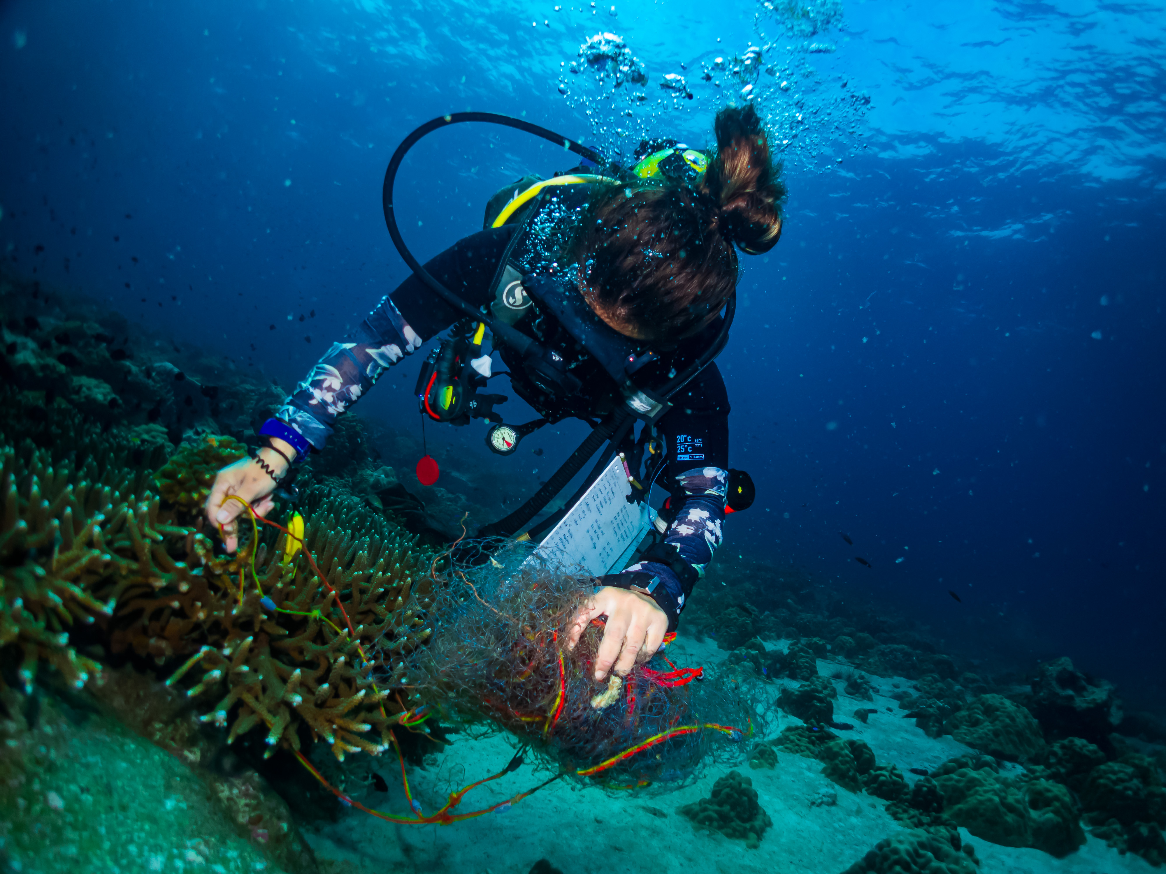 Ghost gear recovery in Cambodia coastal waters